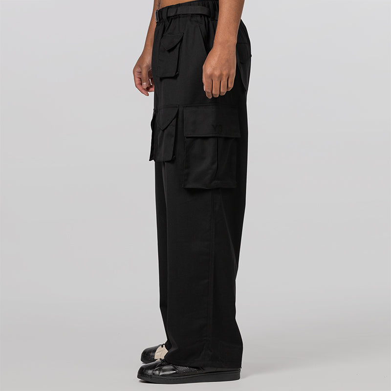 Refined Woven Cargo Pant - Black