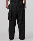 Refined Woven Cargo Pant - Black