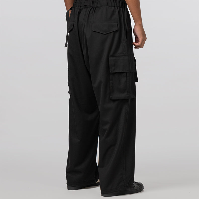 Refined Woven Cargo Pant - Black