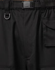 Refined Woven Cargo Pant - Black