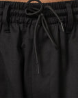 Refined Woven Trackpant - Black