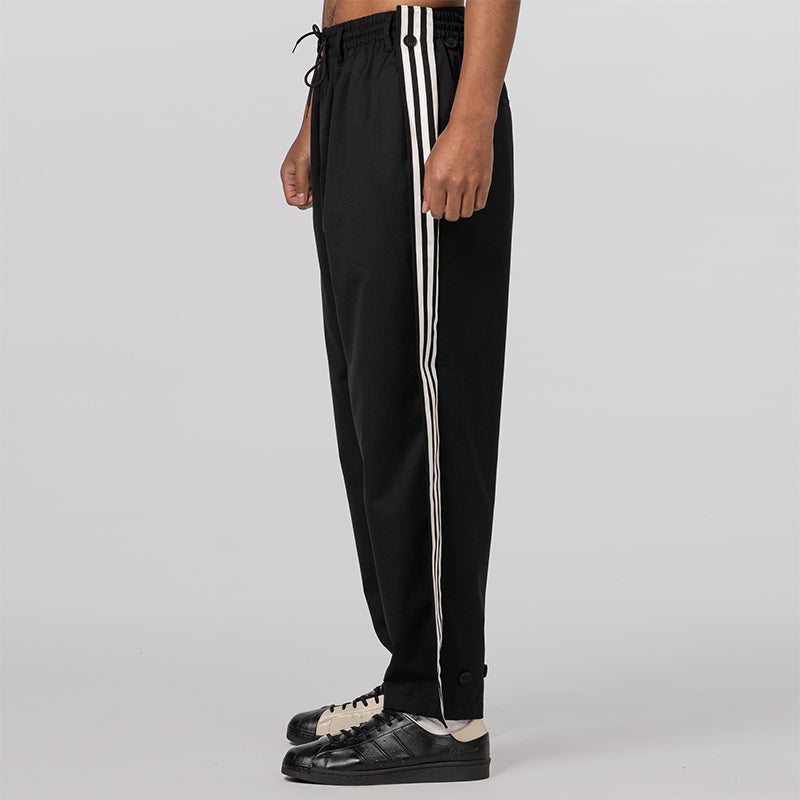 Refined Woven Trackpant - Black