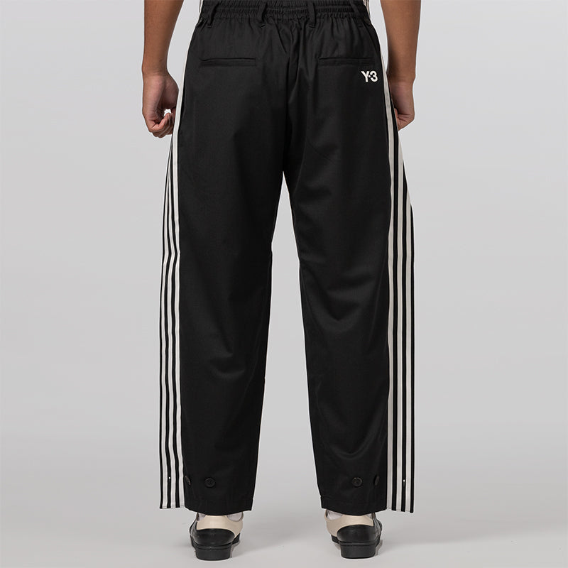 Refined Woven Trackpant - Black