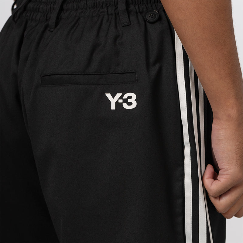 Refined Woven Trackpant - Black