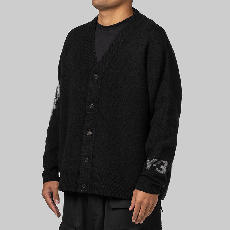 GFX Knit Cardigan - Black