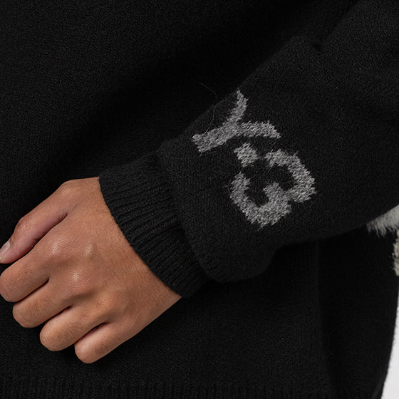 GFX Knit Cardigan - Black