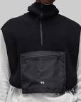 Hooded Vest - Black