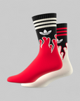 X 100 Thieves Socks - Cream White/Red