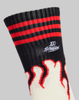 X 100 Thieves Socks - Cream White/Red