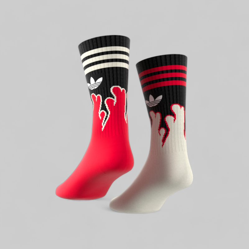 X 100 Thieves Socks - Cream White/Red