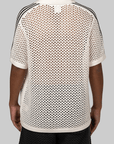 X CLOT By Edison Chen Crochet Polo - Cloud White