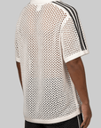 X CLOT By Edison Chen Crochet Polo - Cloud White