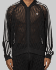 X CLOT By Edison Chen Crochet Superstar Track Top - Carbon