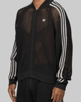 X CLOT By Edison Chen Crochet Superstar Track Top - Carbon