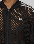 X CLOT By Edison Chen Crochet Superstar Track Top - Carbon