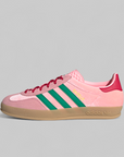 Women's Gazelle Indoor Velvet 'Glow Pink/Court Green'