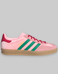 Women's Gazelle Indoor Velvet 'Glow Pink/Court Green'