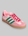 Women's Gazelle Indoor Velvet 'Glow Pink/Court Green'