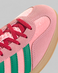 Women's Gazelle Indoor Velvet 'Glow Pink/Court Green'