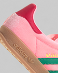 Women's Gazelle Indoor Velvet 'Glow Pink/Court Green'