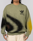 X Song For The Mute Knit Sweatshirt - Tent Green