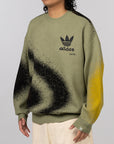 X Song For The Mute Knit Sweatshirt - Tent Green