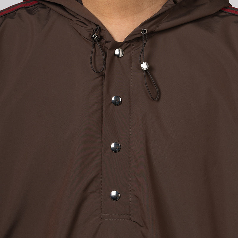 Wales Bonner Nylon Anorak - Night Brown