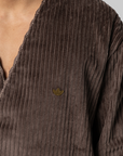X CLOT By Edison Chen Corduroy Jacket - Dark Brown