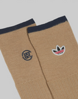 X CLOT By Edison Chen Socks - Warm Sandstone/Night Indigo