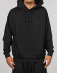 French Terry Hoodie - Black