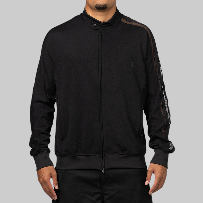 Pinterest Track Top 3-Stripes Track Top - Black – LOADED