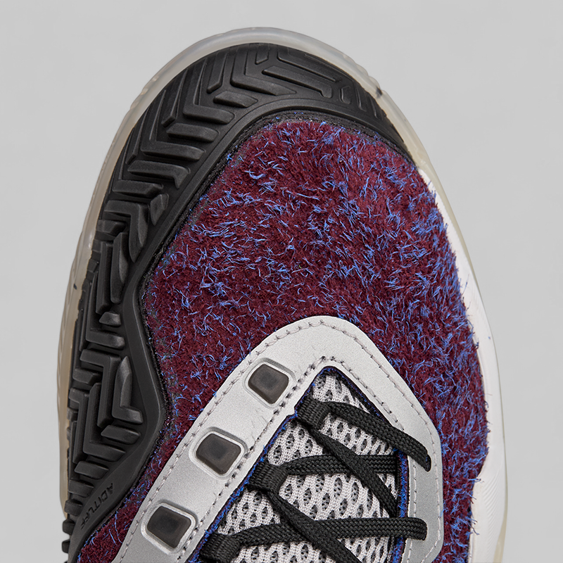 X Brain Dead Barricade 13 - Maroon/Silver Metallic/Black