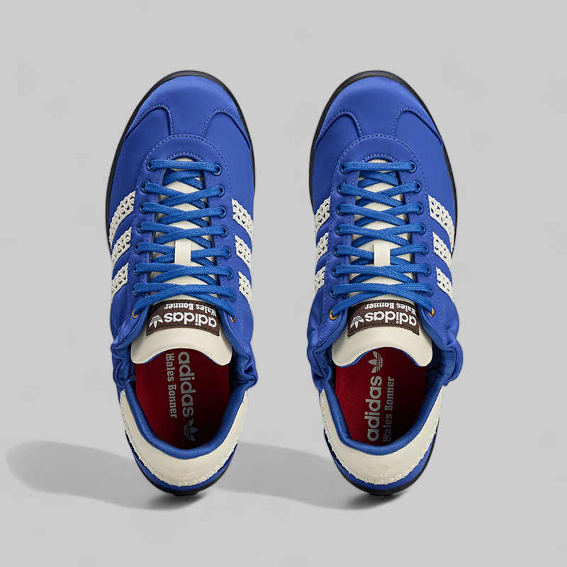 X Wales Bonner Karintha Low Satin - Blue