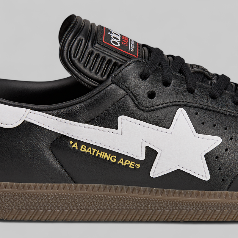 x Bape Samba - Black/White