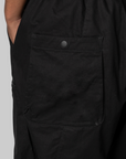 Twill Cargo Pant - Black