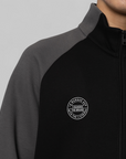 X Neighborhood Track Top (removable sleeves) - Black