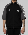 X Neighborhood Track Top (removable sleeves) - Black