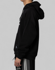 X Neighborhood Graphic Hoodie - Black