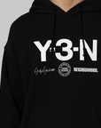 X Neighborhood Graphic Hoodie - Black