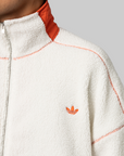 OG L.A. Adams Blvd Polar Fleece Jacket - Off White/Preloved Red