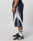 X Brain Dead Track Pant (convert to shorts) - Collegiate Navy