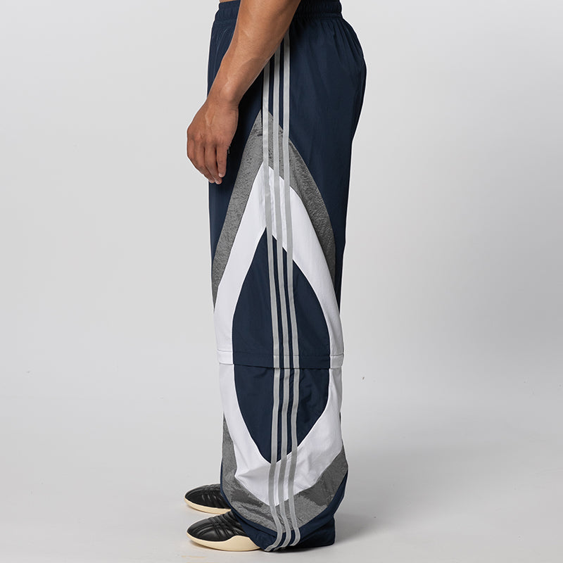 X Brain Dead Track Pant (convert to long shorts) - Collegiate Navy