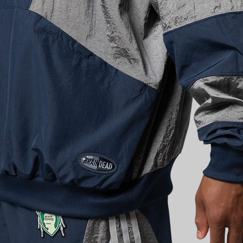 X Brain Dead Track Top - Collegiate Navy