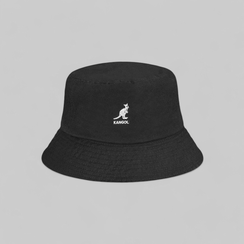 Washed Bucket Hat - Black