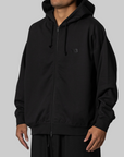 Full Zip Hoodie - Black