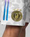 x Bape Football Shorts - White