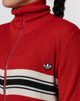 X Wales Bonner Knit Track Top - Better Scarlet