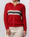 X Wales Bonner Knit Track Top - Better Scarlet
