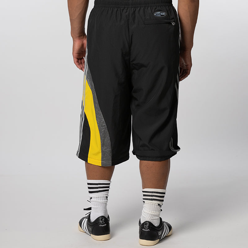 X Brain Dead Track Pant (convert to shorts) - Black