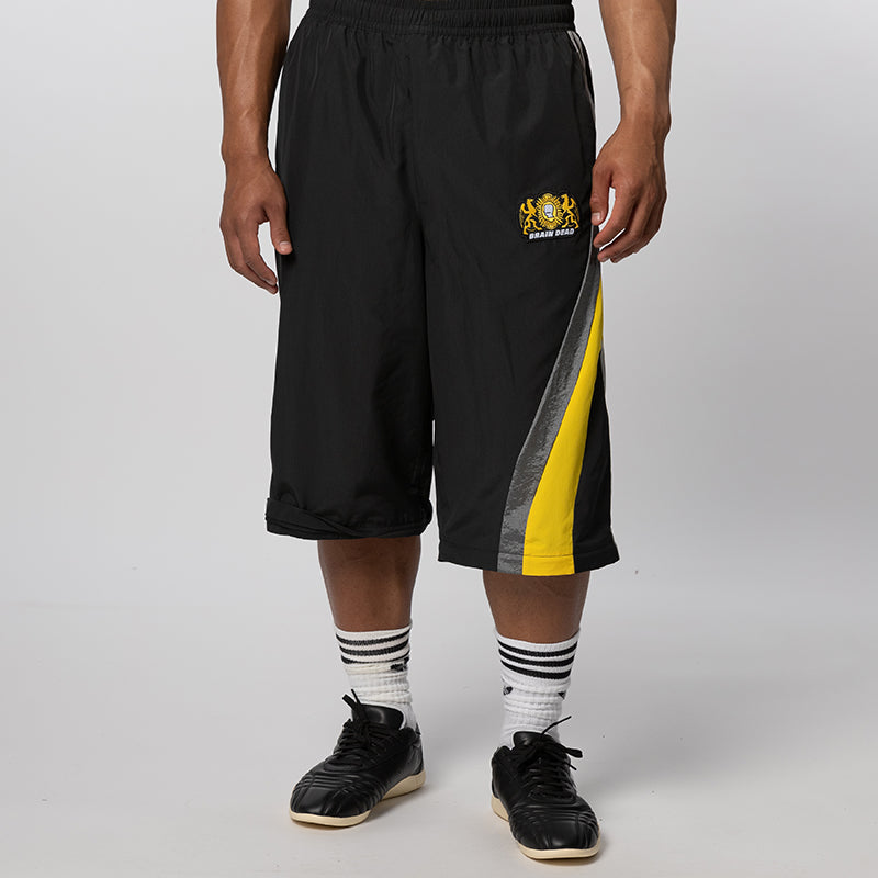X Brain Dead Track Pant (convert to shorts) - Black